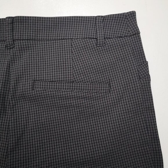 NWT Reitmans Ladies Size 12 Petite Grey Plaid Pull On Style High Rise Pants - Picture 11 of 15